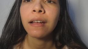 Milky Seduction - Watch me lick it clean.