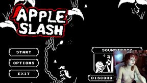1 Hour Long Nude Stream of Me Playing The Indie Game: Apple Slash - From Beginning To End
