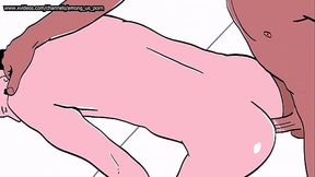 Big black cock - Stepson has a hard cock and fucks his stepfather P6 FINAL - Animated gay porn