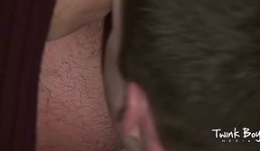 TWINK BOY MEDIA Pissing Twink Kitchen Threesome