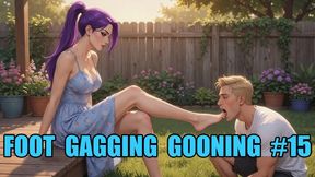 Foot Gagging Gooning #15: Toe-Shoving Trance