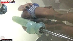 asspussy cowboy angle 6of7 - my hole is destroyed balls deep on this huge dildo - ass monkey