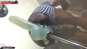 asspussy cowboy angle 6of7 - my hole is destroyed balls deep on this huge dildo - ass monkey