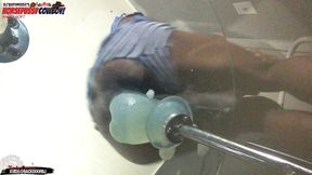 asspussy cowboy angle 6of7 - my hole is destroyed balls deep on this huge dildo - ass monkey