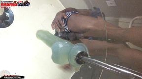 asspussy cowboy angle 6of7 - my hole is destroyed balls deep on this huge dildo - ass monkey