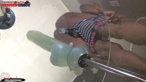 asspussy cowboy angle 6of7 - my hole is destroyed balls deep on this huge dildo - ass monkey