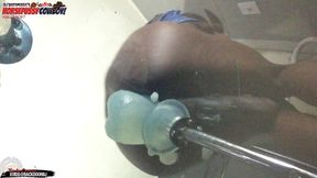 asspussy cowboy angle 6of7 - my hole is destroyed balls deep on this huge dildo - ass monkey