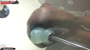 asspussy cowboy angle 6of7 - my hole is destroyed balls deep on this huge dildo - ass monkey