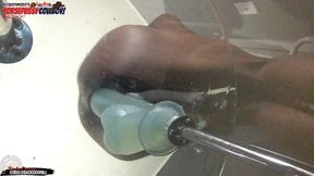 asspussy cowboy angle 6of7 - my hole is destroyed balls deep on this huge dildo - ass monkey