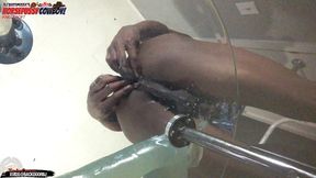 asspussy cowboy angle 6of7 - my hole is destroyed balls deep on this huge dildo - ass monkey