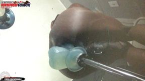 asspussy cowboy angle 6of7 - my hole is destroyed balls deep on this huge dildo - ass monkey