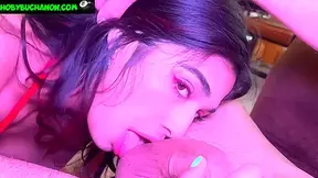 Beautiful Latina Reina Rae returns to suck this dick