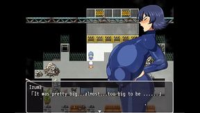 Shipwrecked Spaceship Todoroki [Monthly Patreon choice Hentai game] Ep.11 first blowjob in the ship corridor