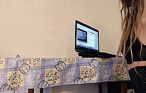 Leggy cd squirts and teases