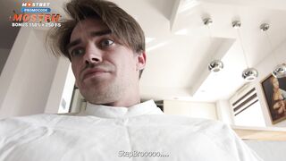 Stepsister gets stuck and gets cock