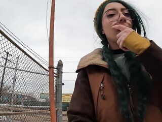 I Left my Garments BEHIND and SQUIRTED! - Public Nudity Warehouse Dare