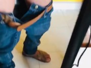 Papi vaquero solo mostrando verga dura