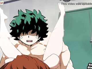 Midoriya screws Uraraka (Boku no hero Academia MANGA)