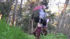 Amateur lesbian outdoors