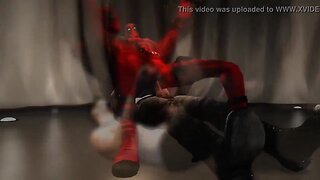 Deadpool`s Bottom: Pleasured by a Mysterious Masked Man