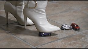 Smashing toy cars
