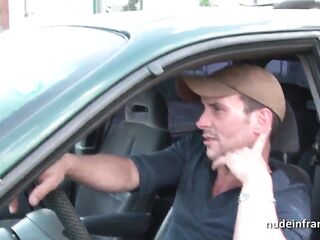 Amateur redhead hard anal drilled n fisted by the taxi driver