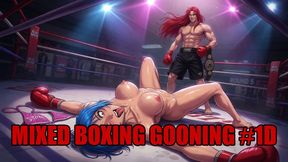 Mixed Boxing Gooning #1D: Knockout Goon Trance (Animated, Music, Text)