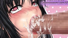 Hentai babe's deepthroat fetish satisfies with slow-motion bliss