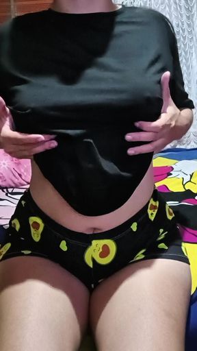 My wife is so hot masturbating in front of a camera