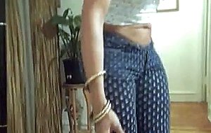 Mexican mature tgirl masturbates and eats cum from her fingers