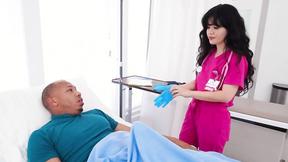 ”BRAZZERS Ricky's heavy black shaft gets full service during his physical”