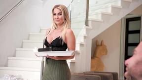 ”Don't ya think it's weird, we're the same age, step mom?”