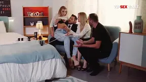 Amateur Blonde with Big Tits Tamed by Tattooed Stud