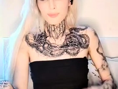 Blonde Miss Jezebel Sensual Masturbation