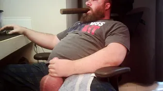 Hairy Bear Daddy Slow-Motion Cumshot Compilation with Huge Loads