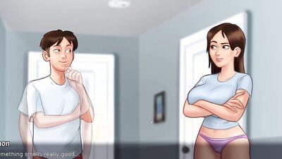 My housemate's shower turns into a wild 3D cartoon adventure with busty mature pornstars