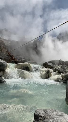 Sexy on hot spring water