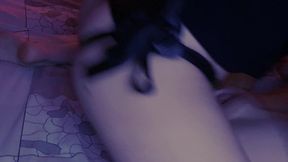 Lesbian Squirting All Over Her Girl's Strap