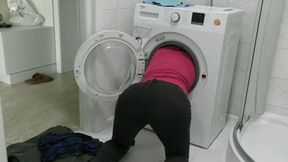 Stuck in the washing machine MP4 FULL HD 1080p