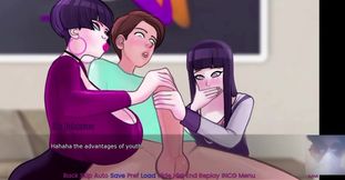 Hinata From Naruto Is Fucked in a Threesome as a Part of Therepy!!