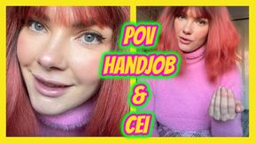 Femdom Auction: POV Handjob & Cum Eating Slave Training