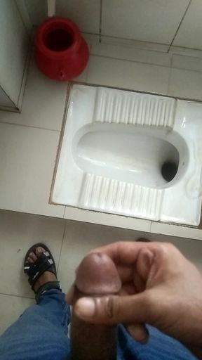 I Put Soap on My Hands and Went to the Office Bathroom to Wash My Hands.