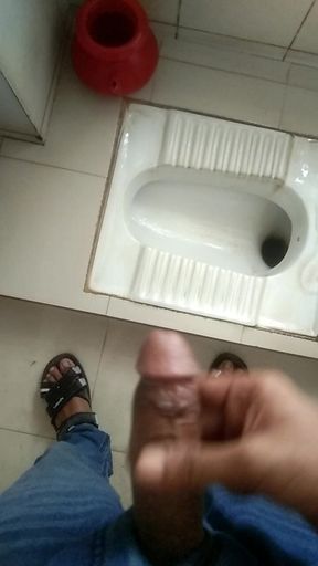 I Put Soap on My Hands and Went to the Office Bathroom to Wash My Hands.