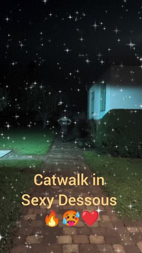 Catwalk in Sexy Dessous.