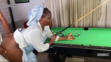 Just wanted a quiet snooker game... plans changed as she presented wet juicy pussy
