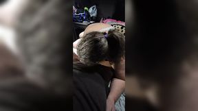 Spontaneous sucker-fest at a gritty highway truck stop