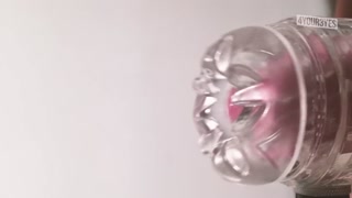 Fucking my Fleshlight Quickshot ends in two huge cumshots.