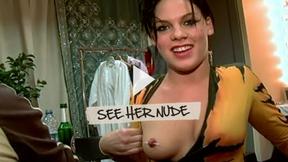 ”Pink has perky pierced nipples”