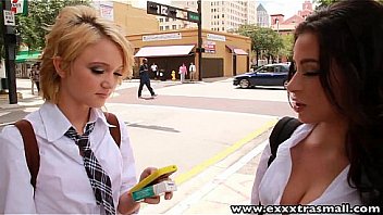Intense vaginal and anal&#x1F44C; sexcapade between a sultry brunette and her curvaceous blonde companion