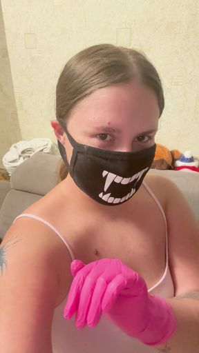 I will put latex gloves and perform a deep anal examination